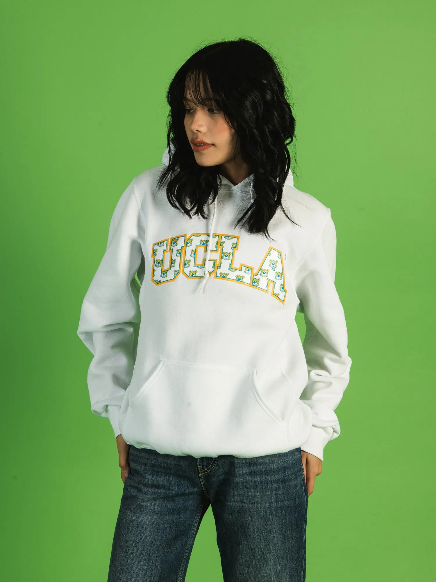 RUSSELL UCLA ALL OVER PRINT PULLOVER HOODIE sold by Boathouse product image thumbnail 2