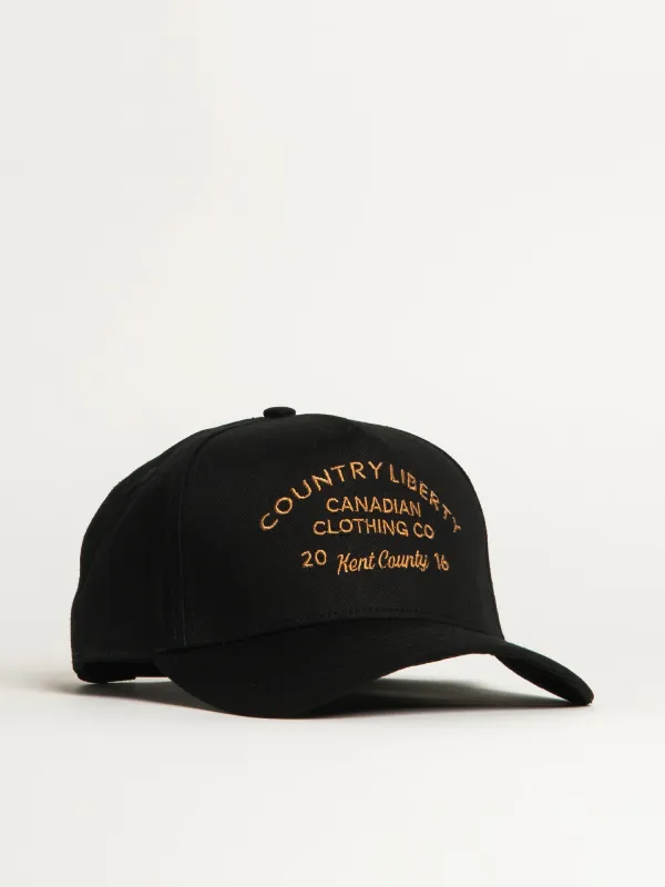 COUNTRY LIBERTY BLACK CCC HAT made by Boathouse