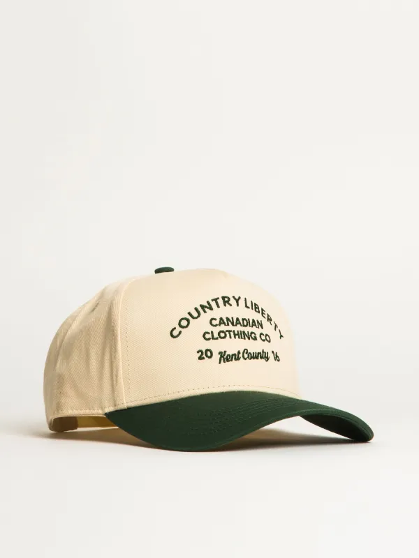 COUNTRY LIBERTY 2 TONE FOREST CCC HAT made by Boathouse