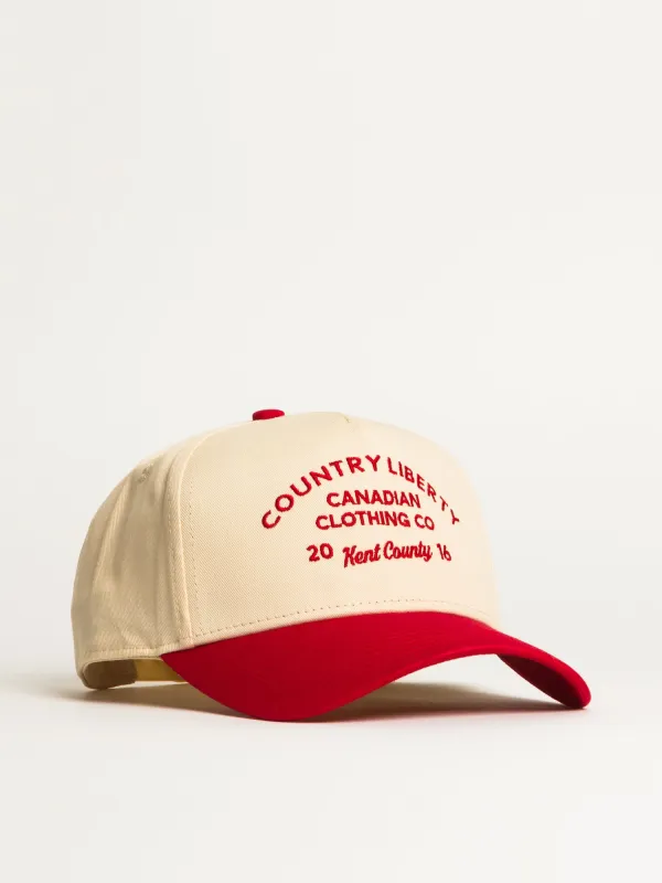 COUNTRY LIBERTY 2 TONE RED CCC HAT made by Boathouse