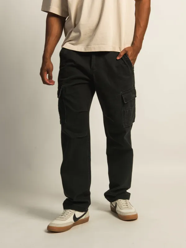 TAINTED 90s UTILITY CARGO PANT - BLACK sold by Boathouse
