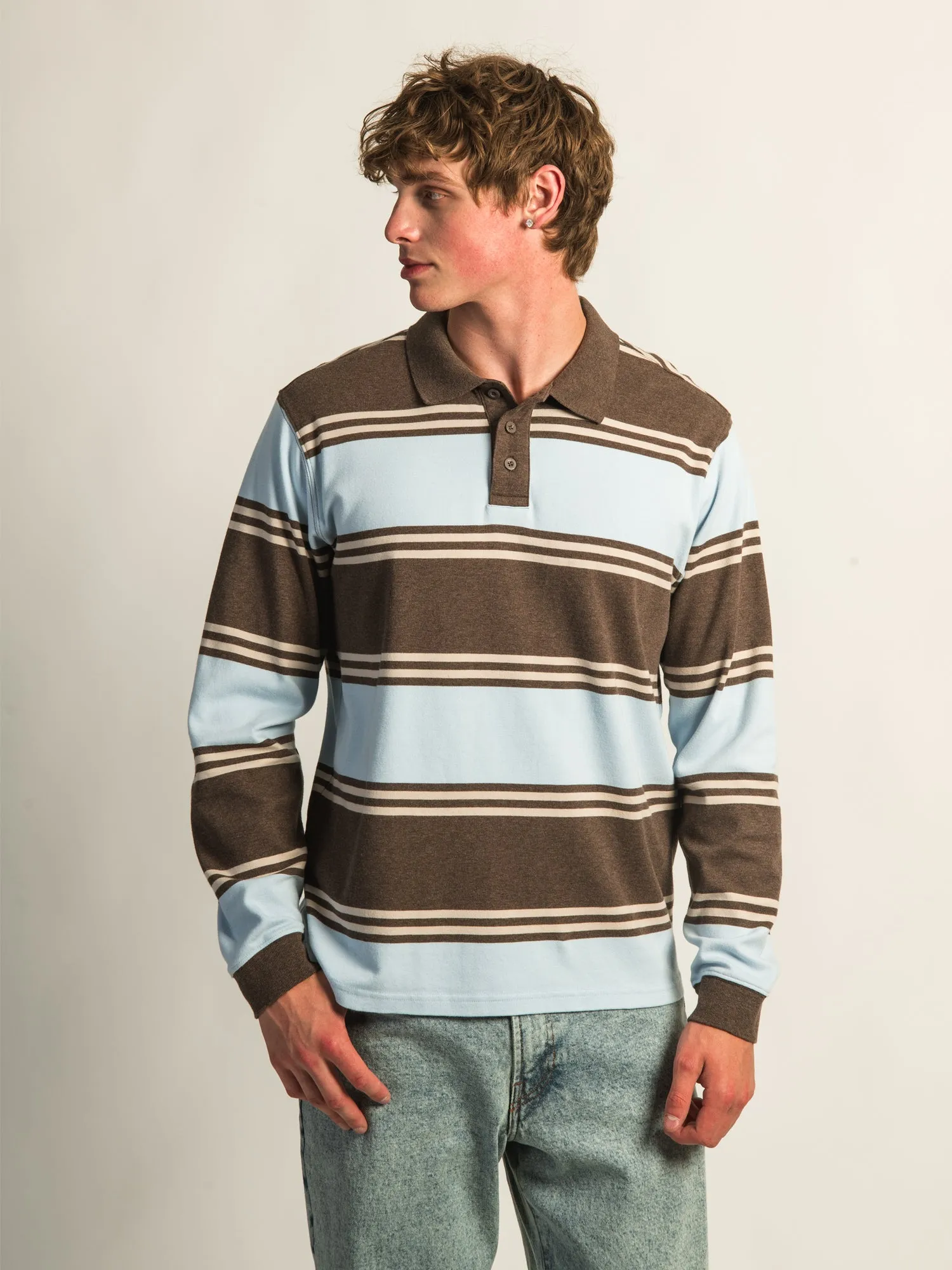 KOLBY LONG SLEEVE RUGBY SHIRT - SKY sold by Boathouse product image thumbnail 2