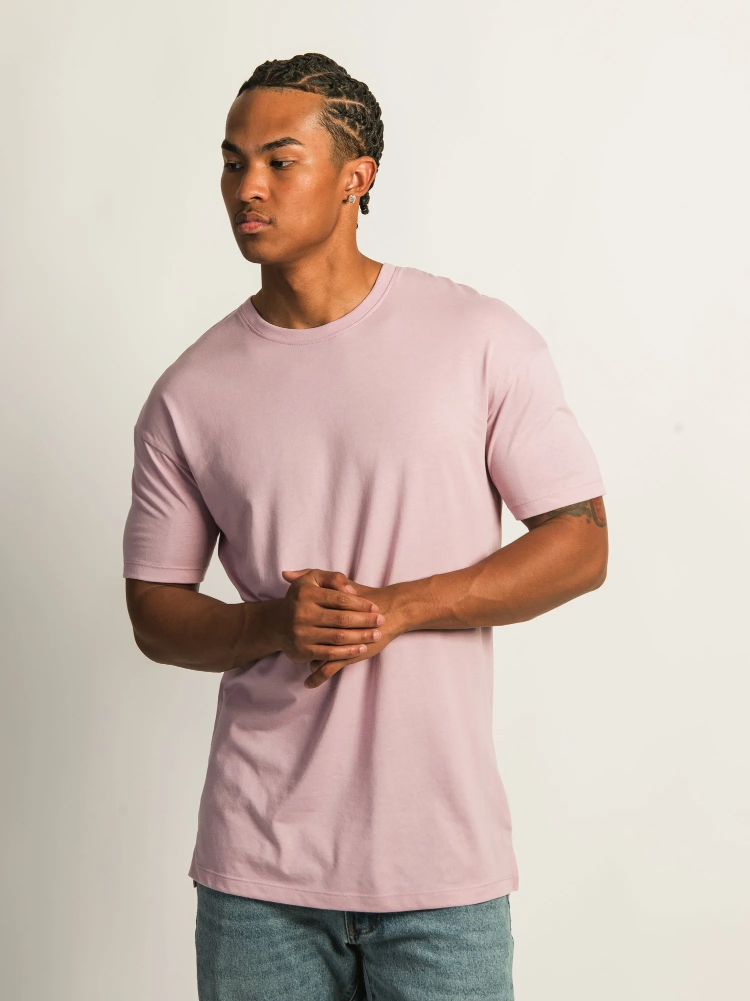 LONG FIT TEE- ROSE sold by Boathouse product image thumbnail 3