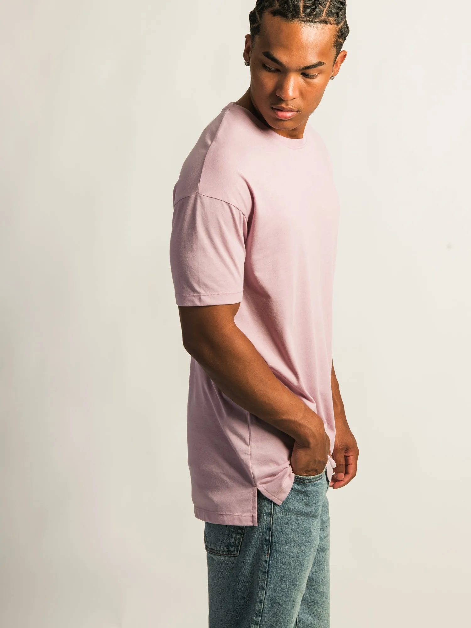 LONG FIT TEE- ROSE sold by Boathouse product image thumbnail 4