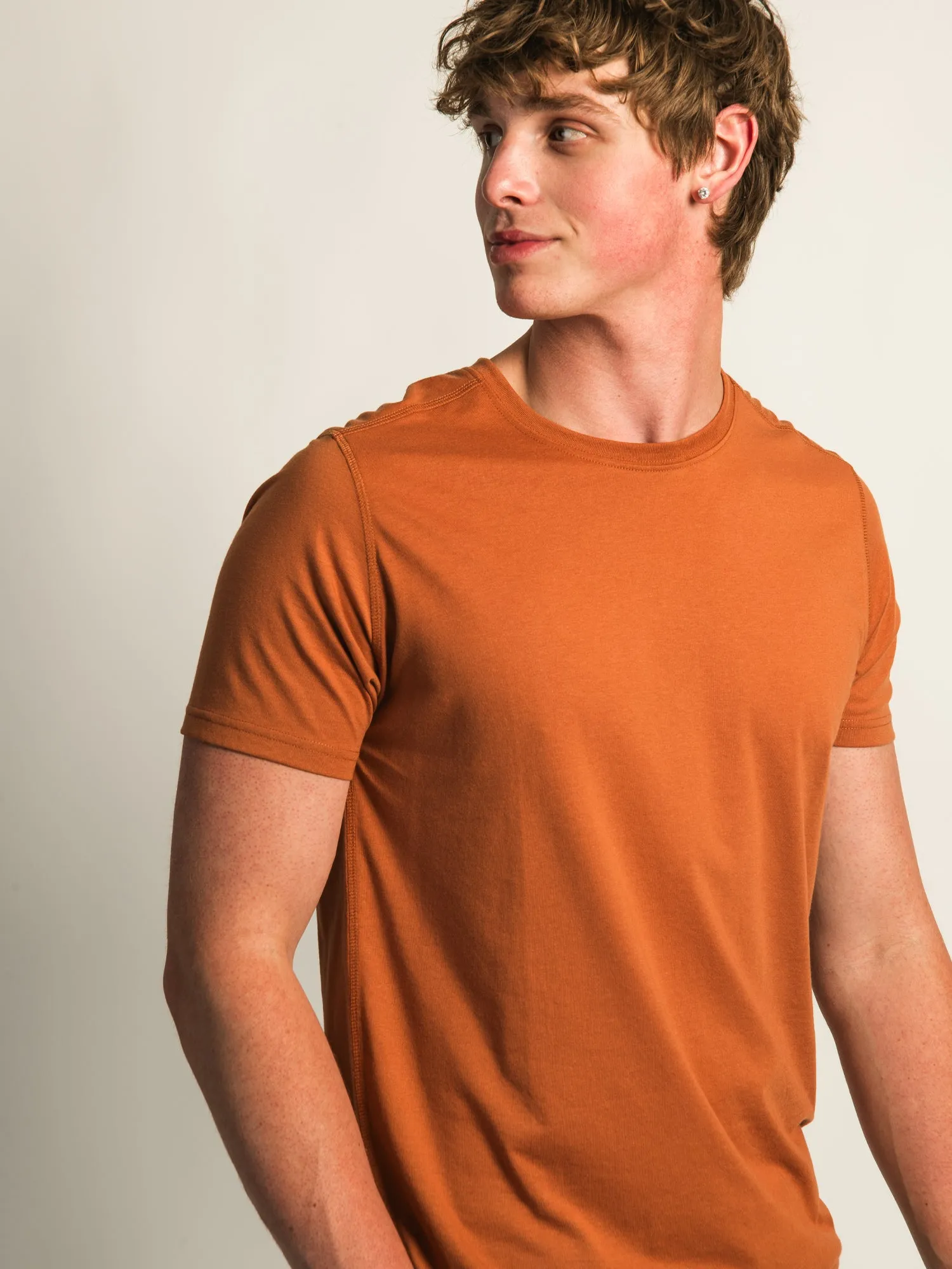 VICTOR CREWNECK - OCHRE sold by Boathouse product image thumbnail 3