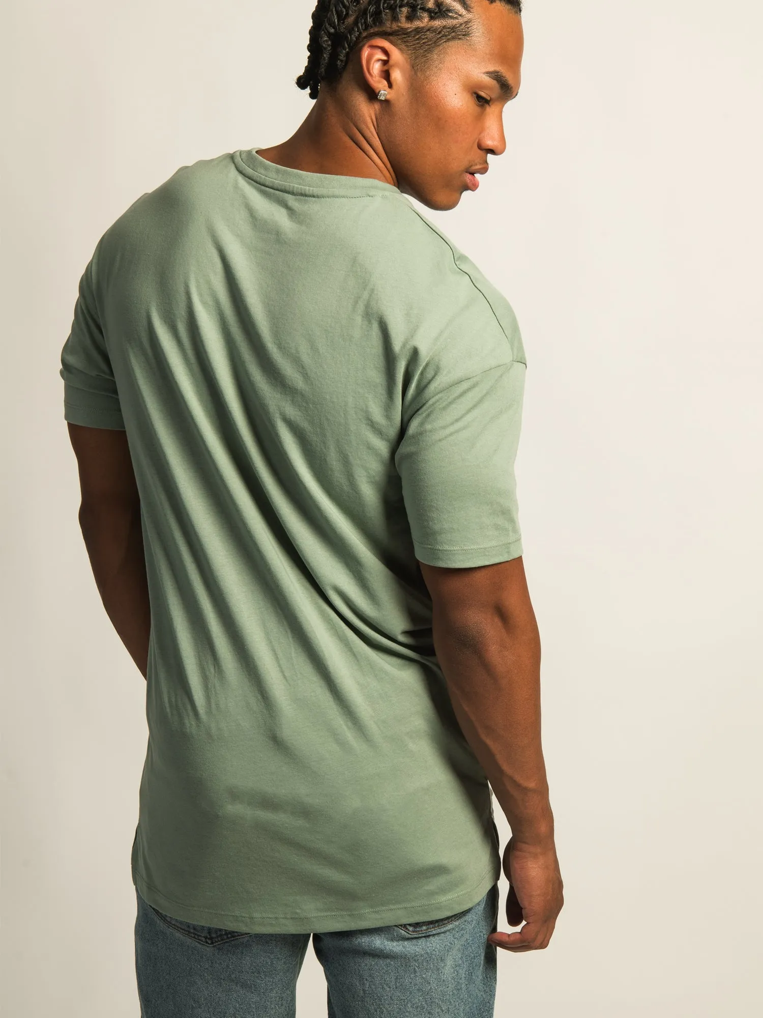 LONG FIT TEE- GREEN sold by Boathouse product image thumbnail 5