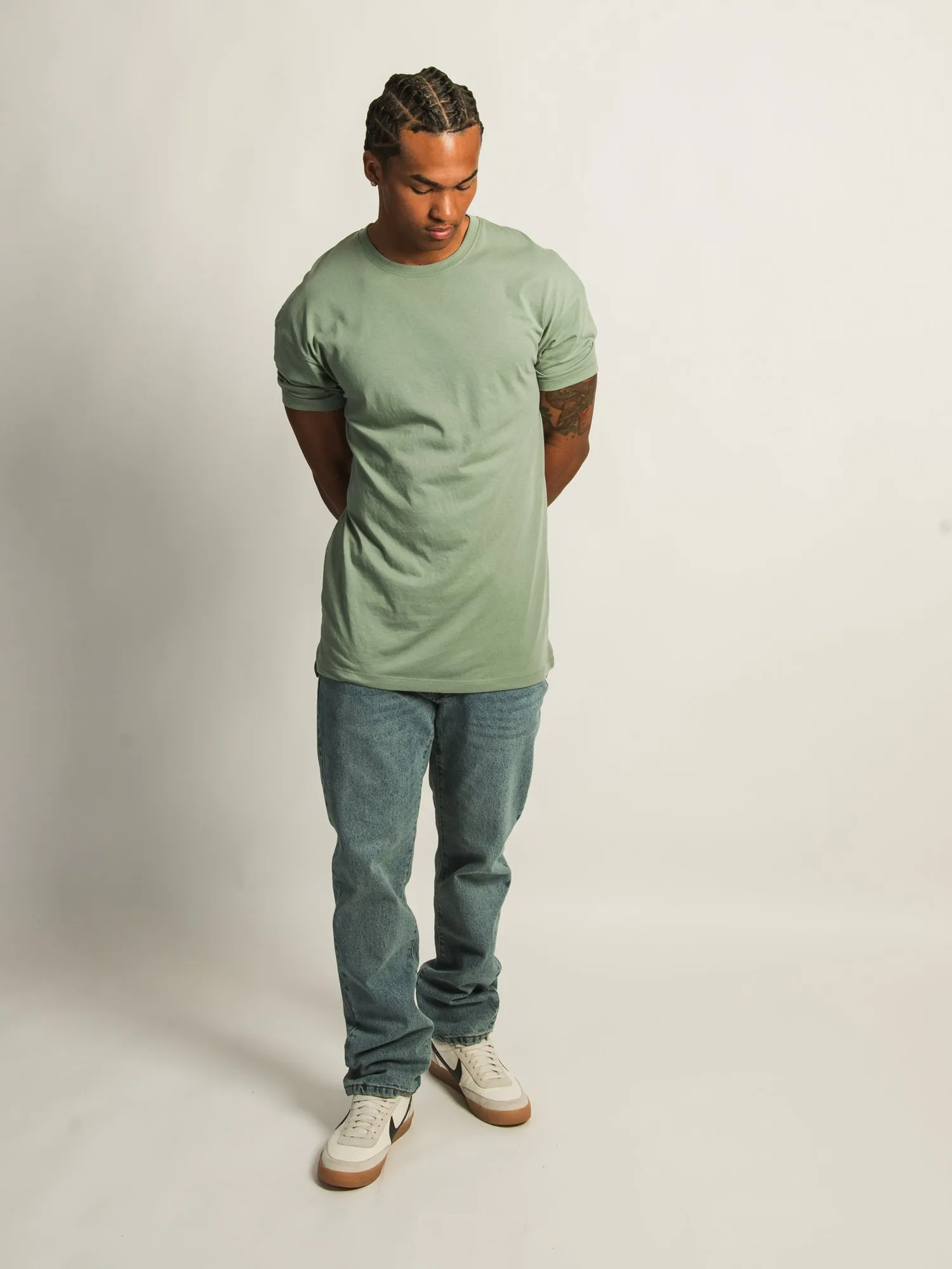LONG FIT TEE- GREEN sold by Boathouse product image thumbnail 2