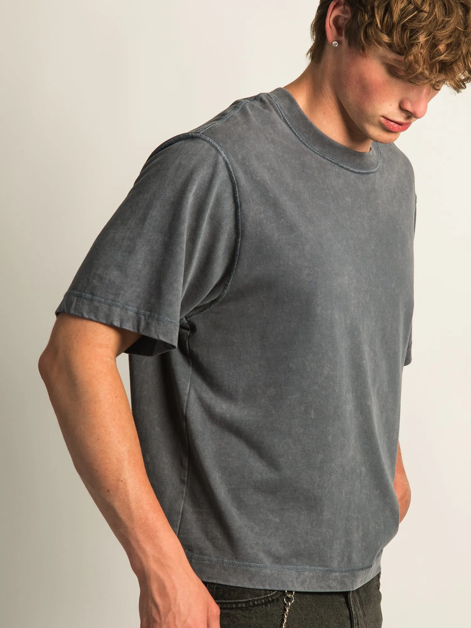 KOLBY SHORT CUT HEAVYWEIGHT TEE - BLUE sold by Boathouse product image thumbnail 5