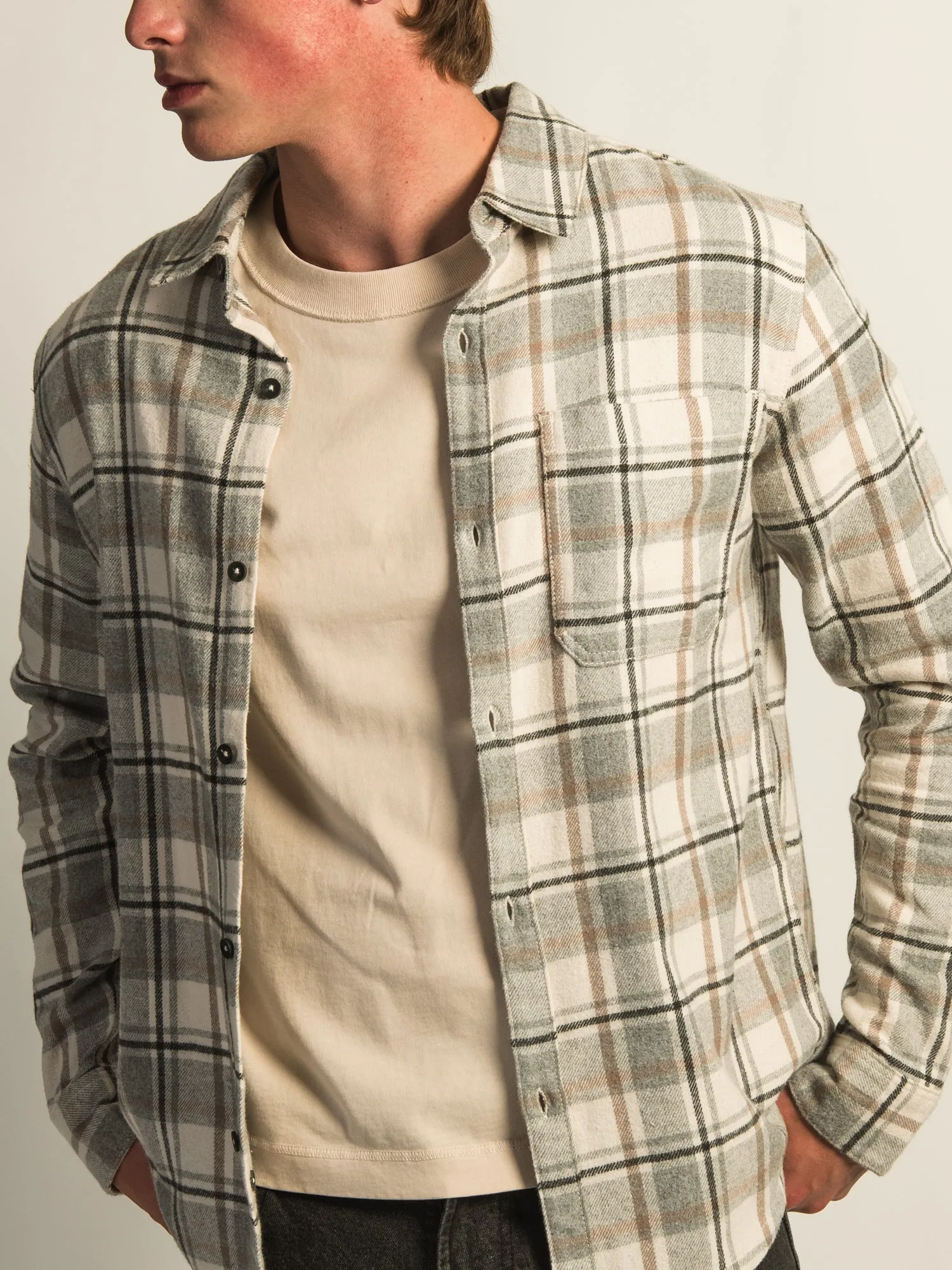 KOLBY 90S FLANNEL - CREAM sold by Boathouse product image thumbnail 3