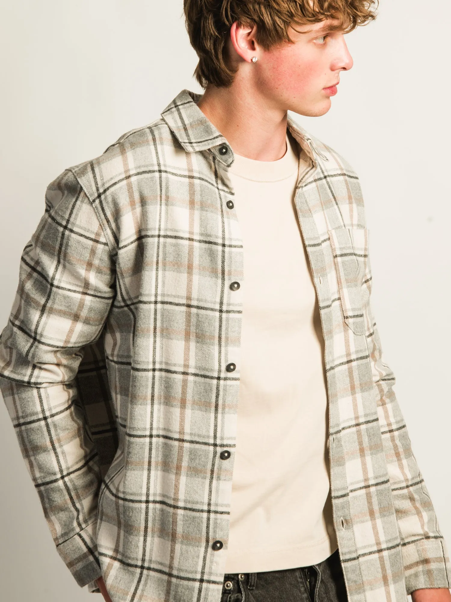 KOLBY 90S FLANNEL - CREAM sold by Boathouse product image thumbnail 4