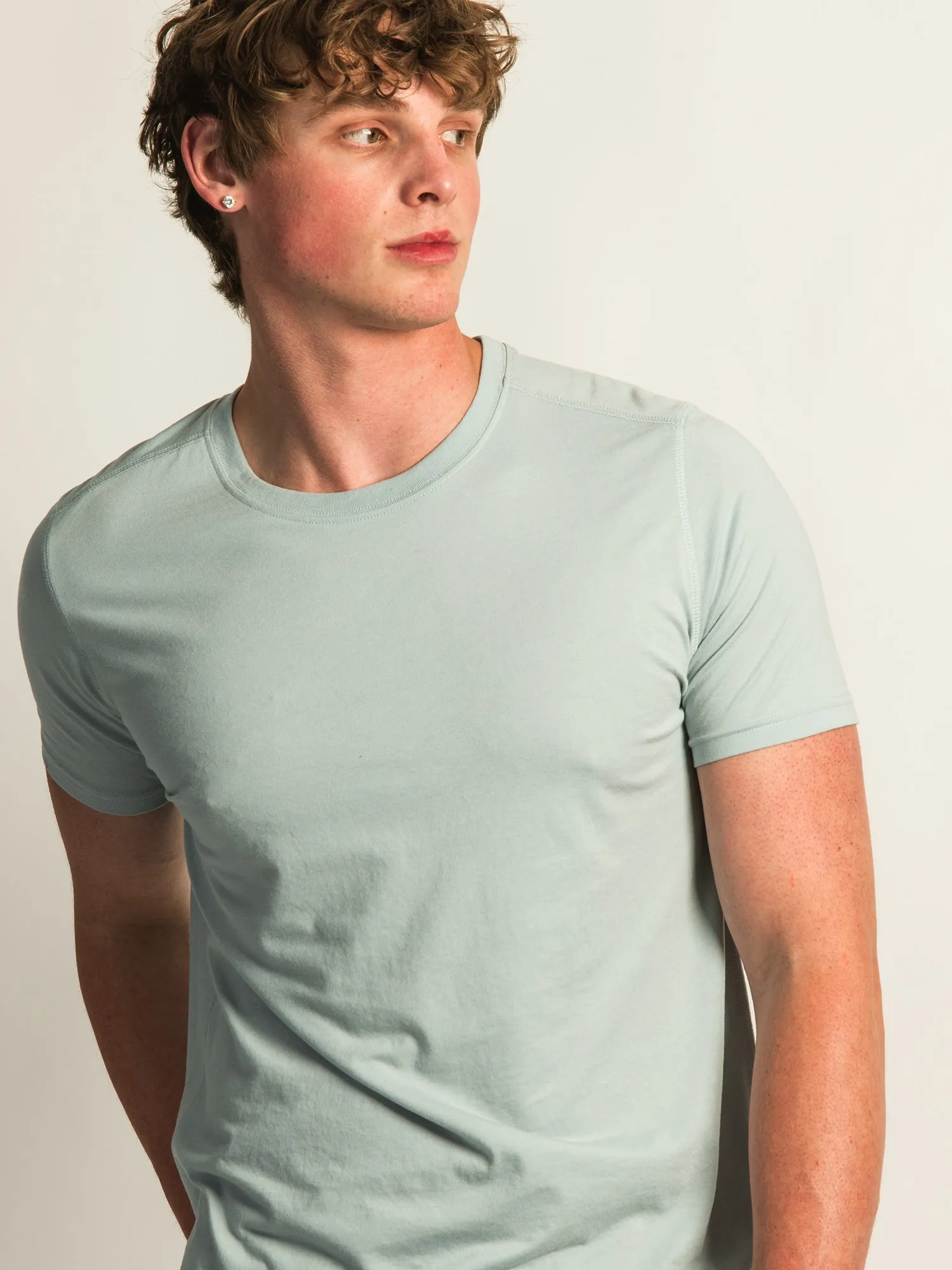 VICTOR CREWNECK - CEMENT sold by Boathouse product image thumbnail 3