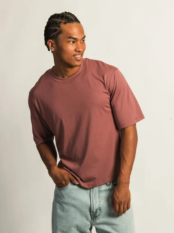 SHORT CUT TEE - BURGUNDY sold by Boathouse