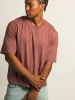 SHORT CUT TEE - BURGUNDY sold by Boathouse