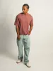 SHORT CUT TEE - BURGUNDY sold by Boathouse