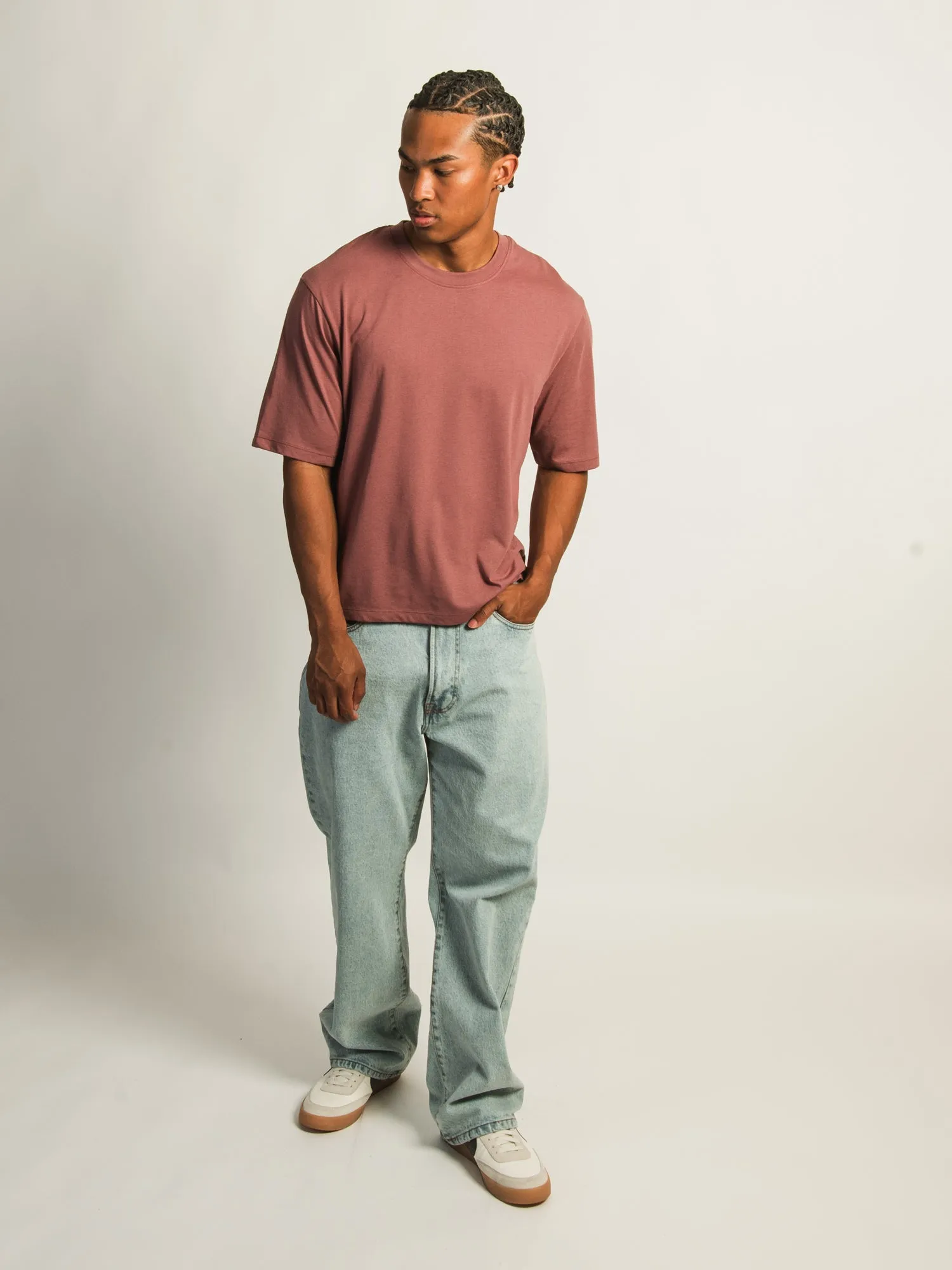 SHORT CUT TEE - BURGUNDY sold by Boathouse product image thumbnail 2