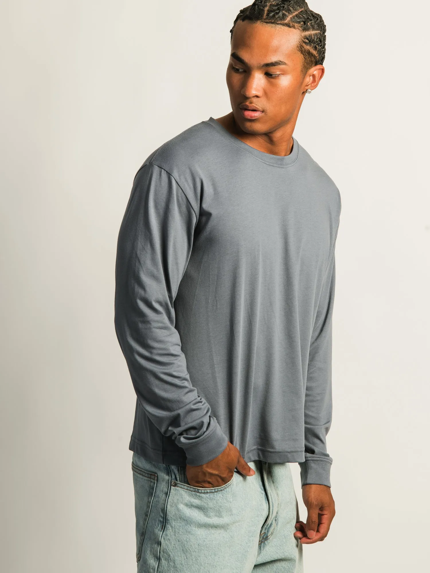 LONG SLEEVE TEE - BLUE sold by Boathouse product image thumbnail 4