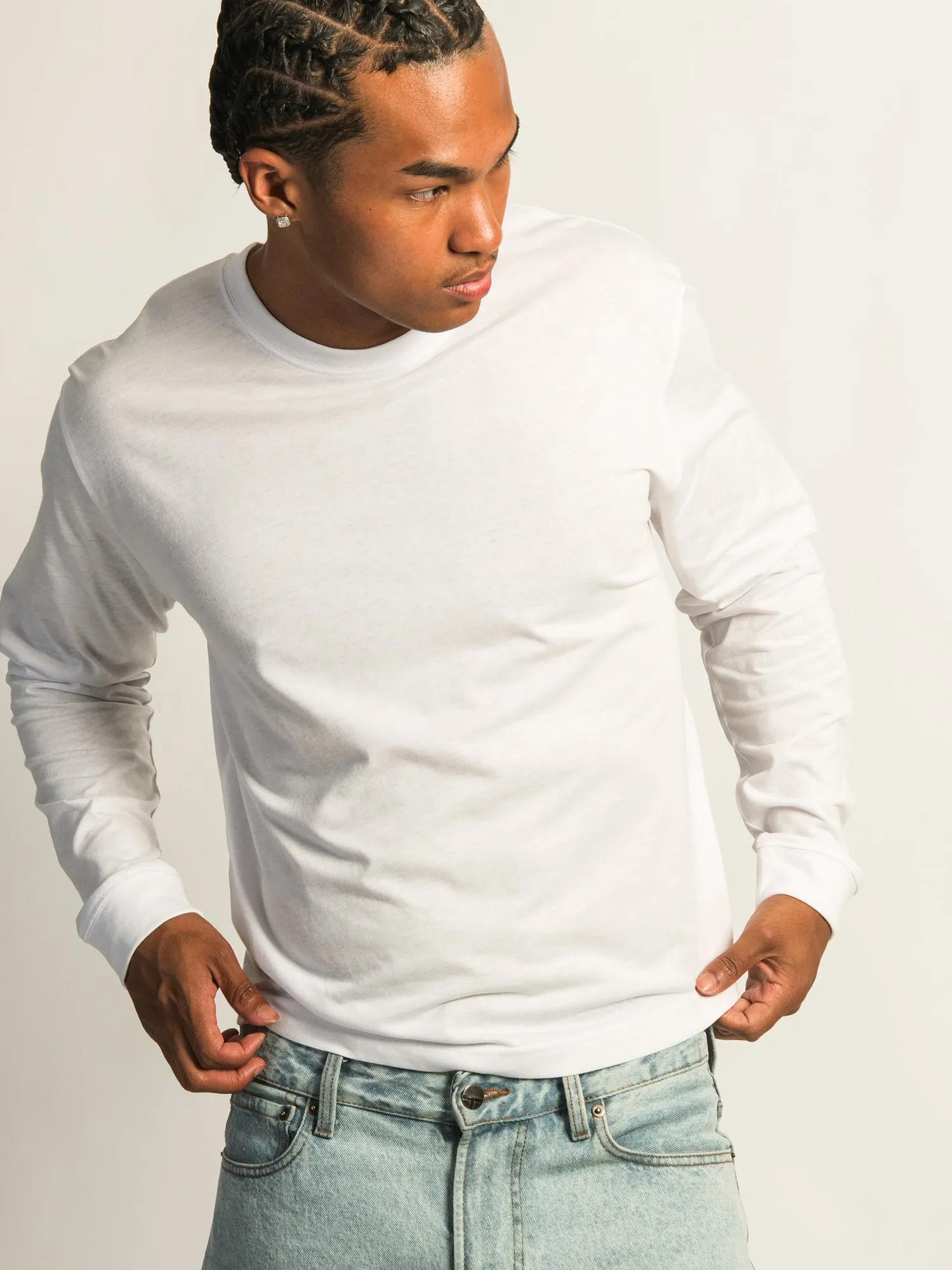 LONG SLEEVE TEE - WHITE sold by Boathouse