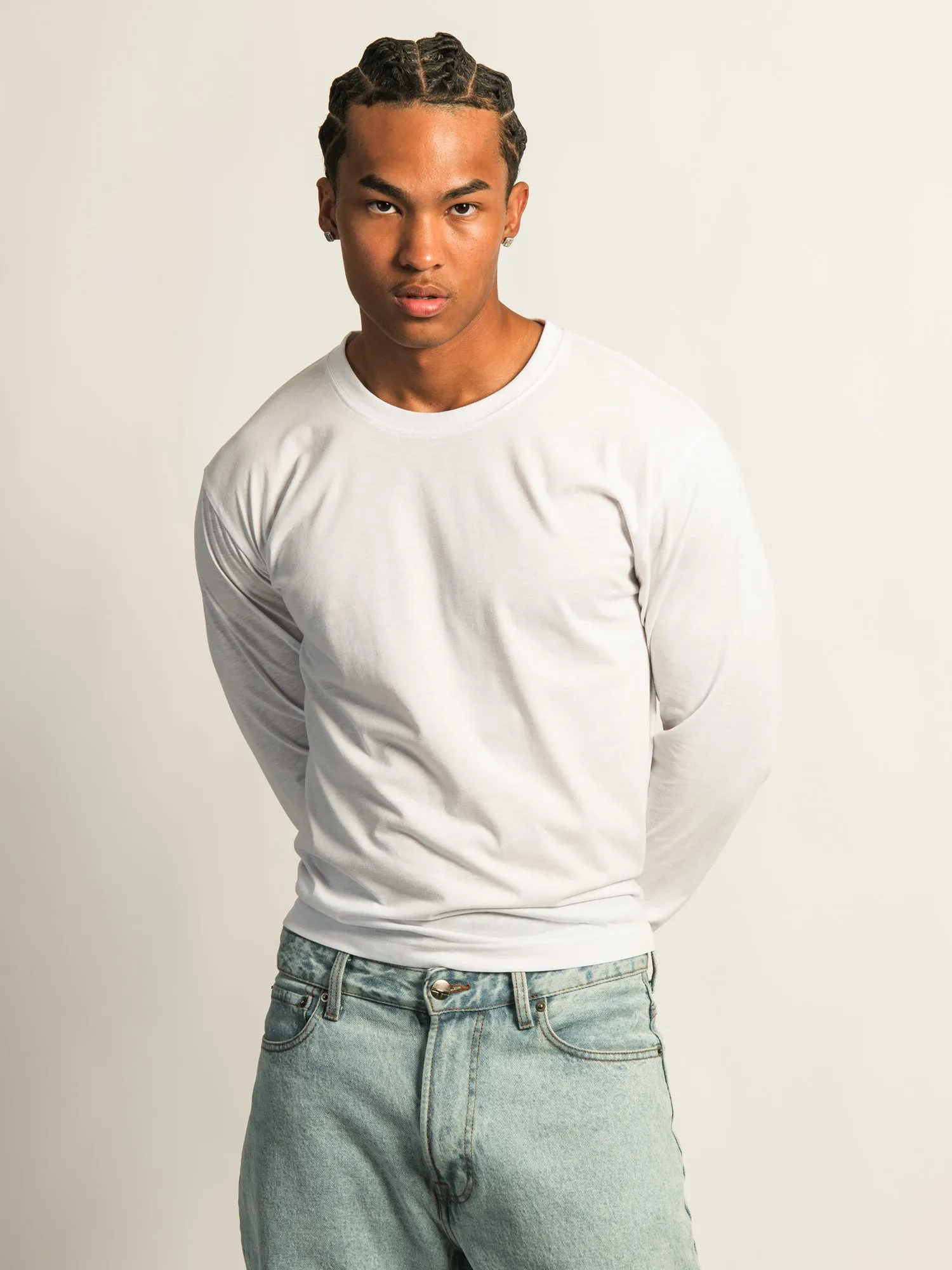 LONG SLEEVE TEE - WHITE sold by Boathouse product image thumbnail 3