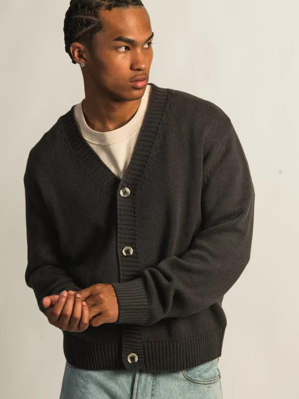 KOLBY BOXY CARDIGAN - BLACK sold by Boathouse