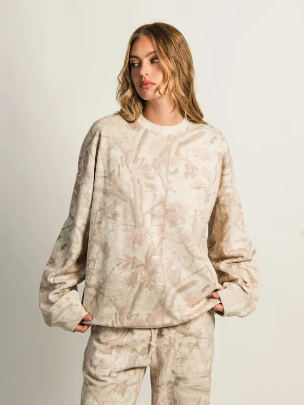 HARLOW MICHELLE CREWNECK - CAMOUFLAGE sold by Boathouse