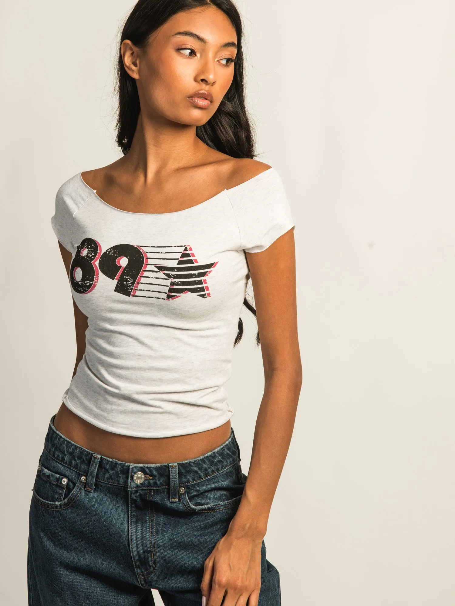 HARLOW CLAIRE PRINT TEE - CLOUD sold by Boathouse product image thumbnail 3