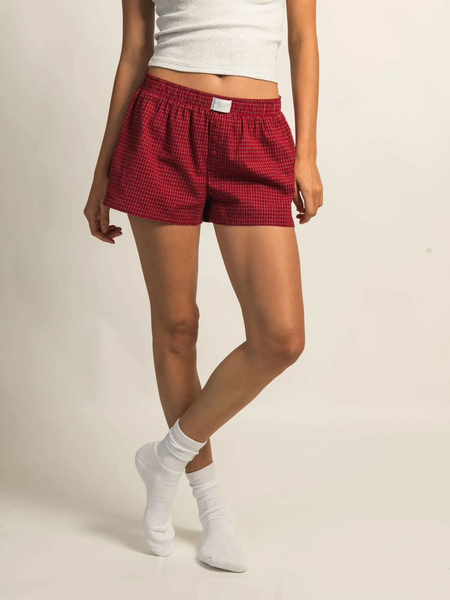 HARLOW TAYLOR BOXER SHORT - RED sold by Boathouse product image thumbnail 3