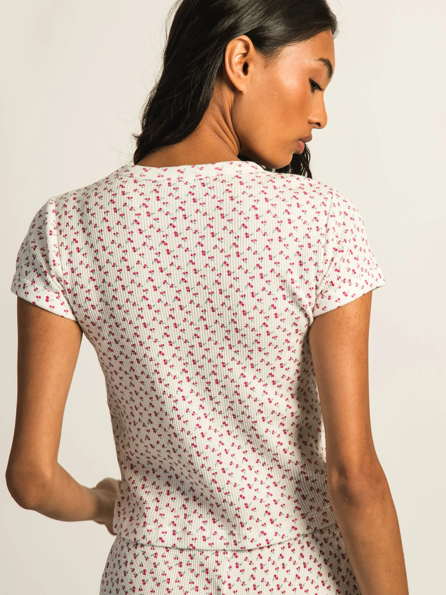 HARLOW ALLIE WAFFLE TEE - DITSY sold by Boathouse product image thumbnail 5