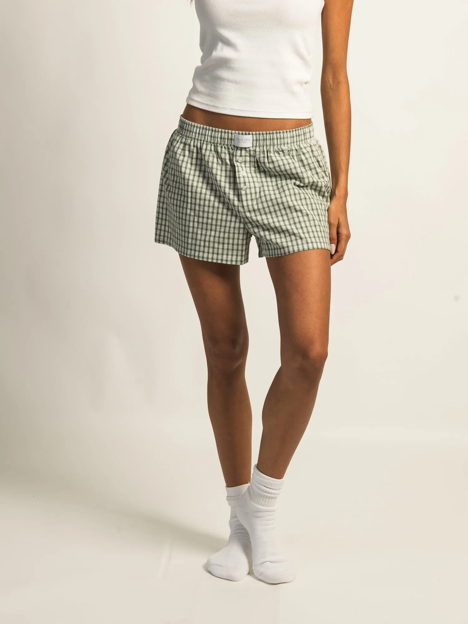 HARLOW TAYLOR BOXER SHORT - GREEN sold by Boathouse product image thumbnail 2