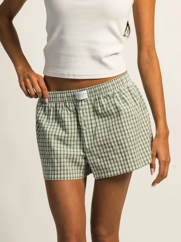 HARLOW TAYLOR BOXER SHORT - GREEN sold by Boathouse