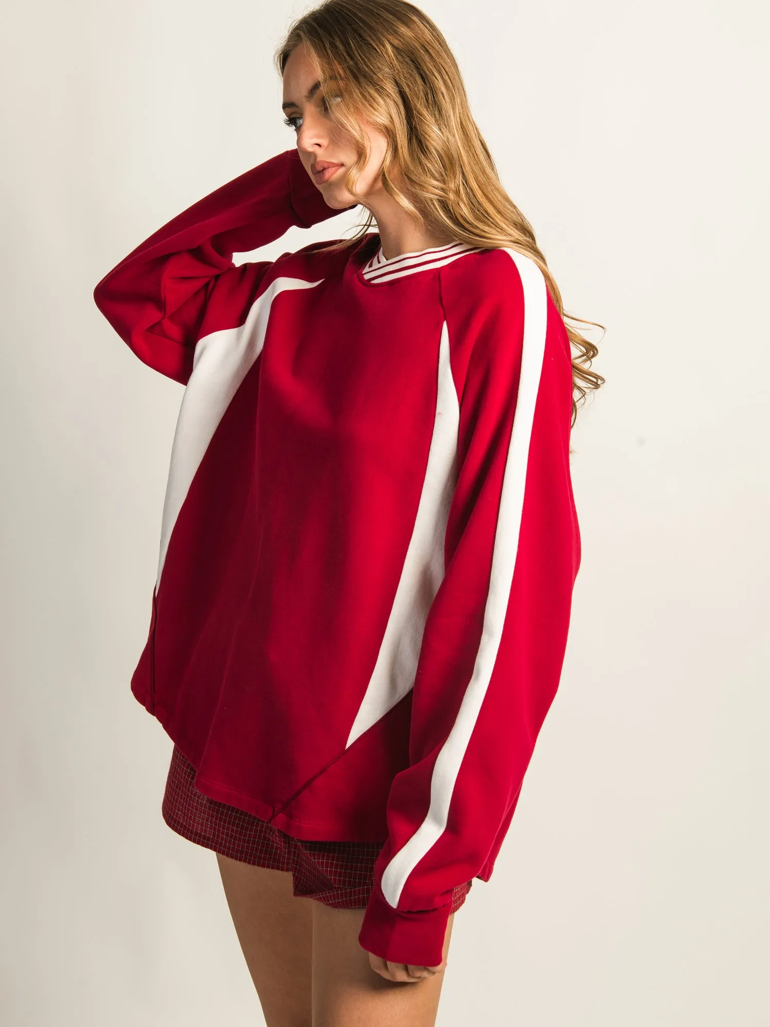 HARLOW CHARLIE CREWNECK - RUBY sold by Boathouse product image thumbnail 5