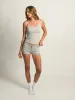 HARLOW BRIAR STRIPE SHORT - HEATHER GREY sold by Boathouse