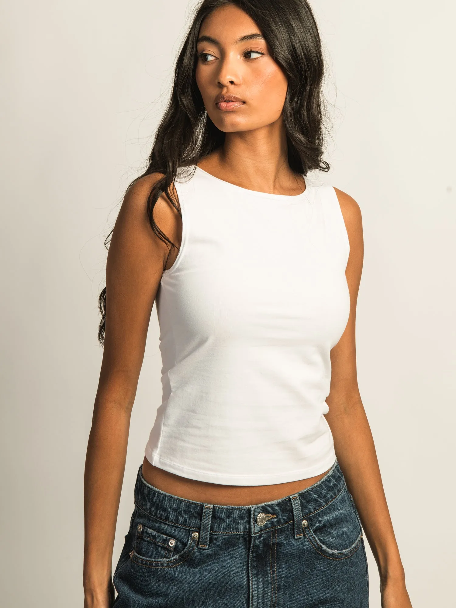 HARLOW PARIS TANK TOP - WHITE sold by Boathouse product image thumbnail 4