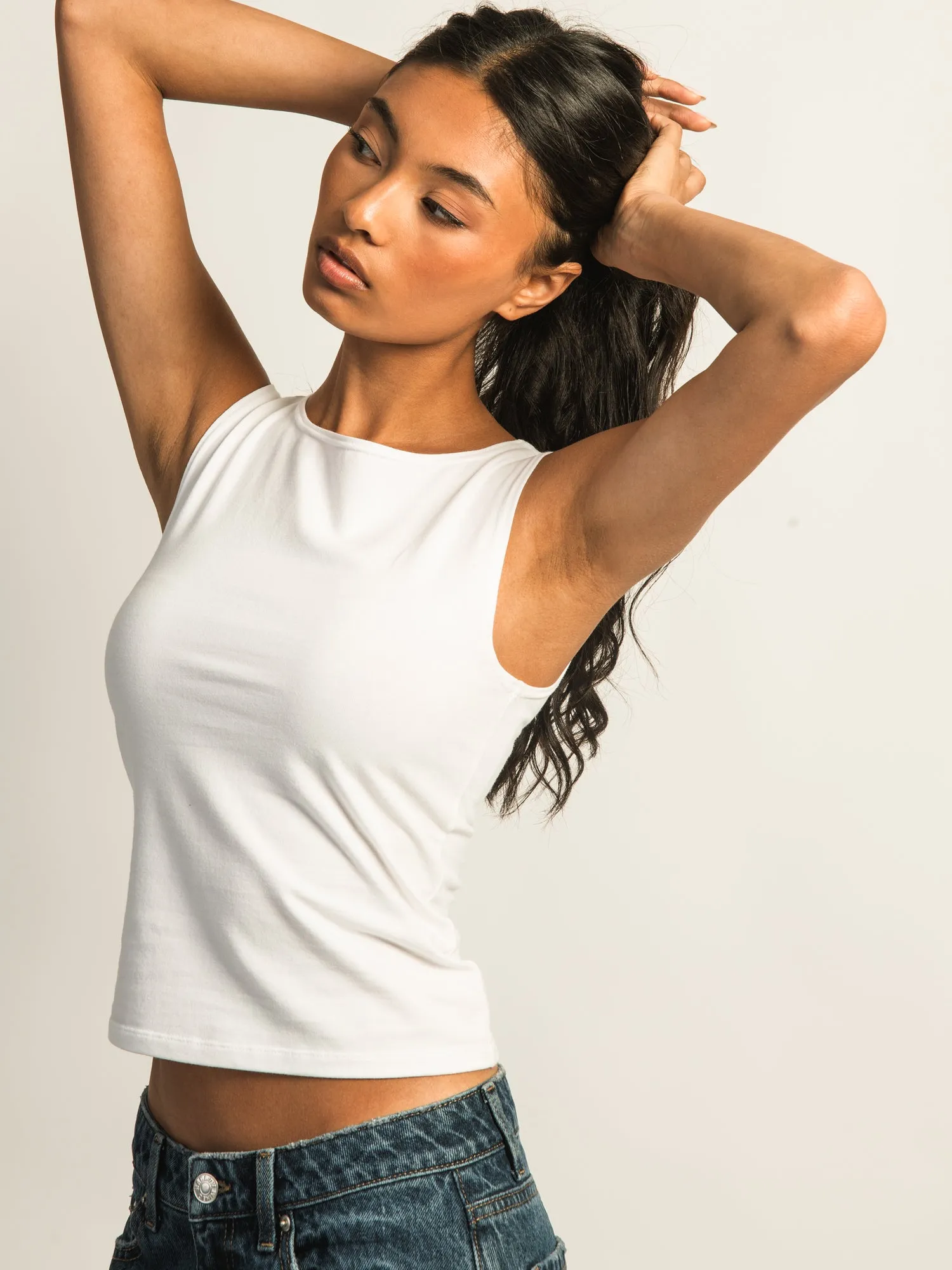 HARLOW PARIS TANK TOP - WHITE sold by Boathouse product image thumbnail 5
