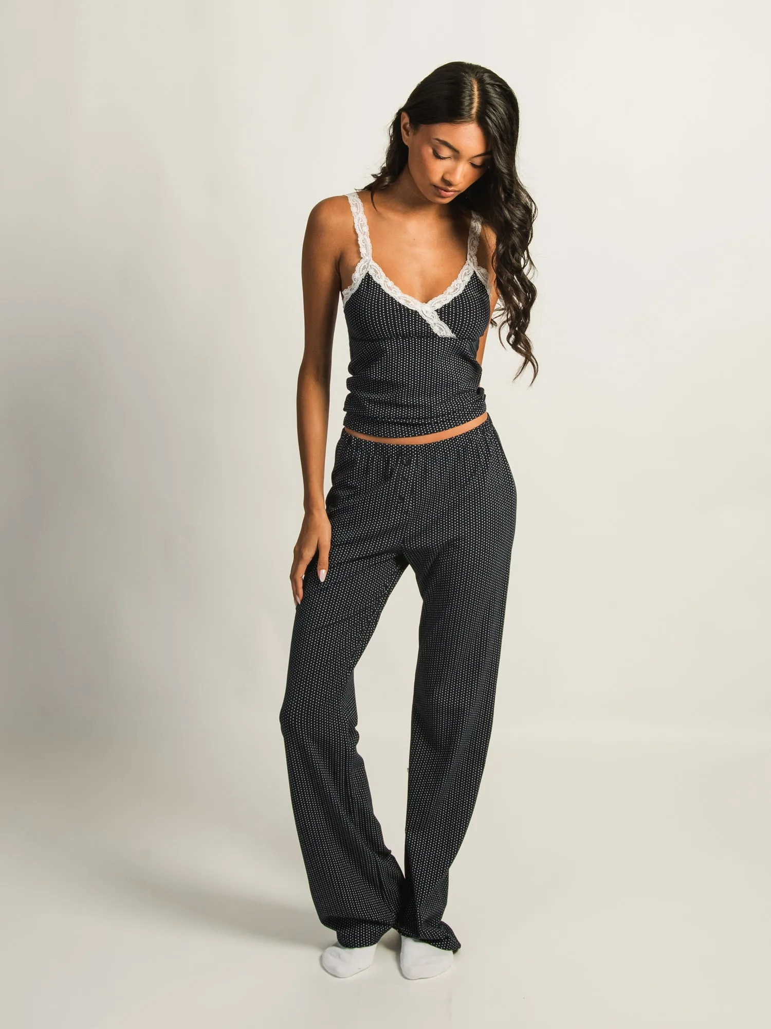 HARLOW PAYTON PRINT JERSEY PANT - NAVY sold by Boathouse product image thumbnail 2