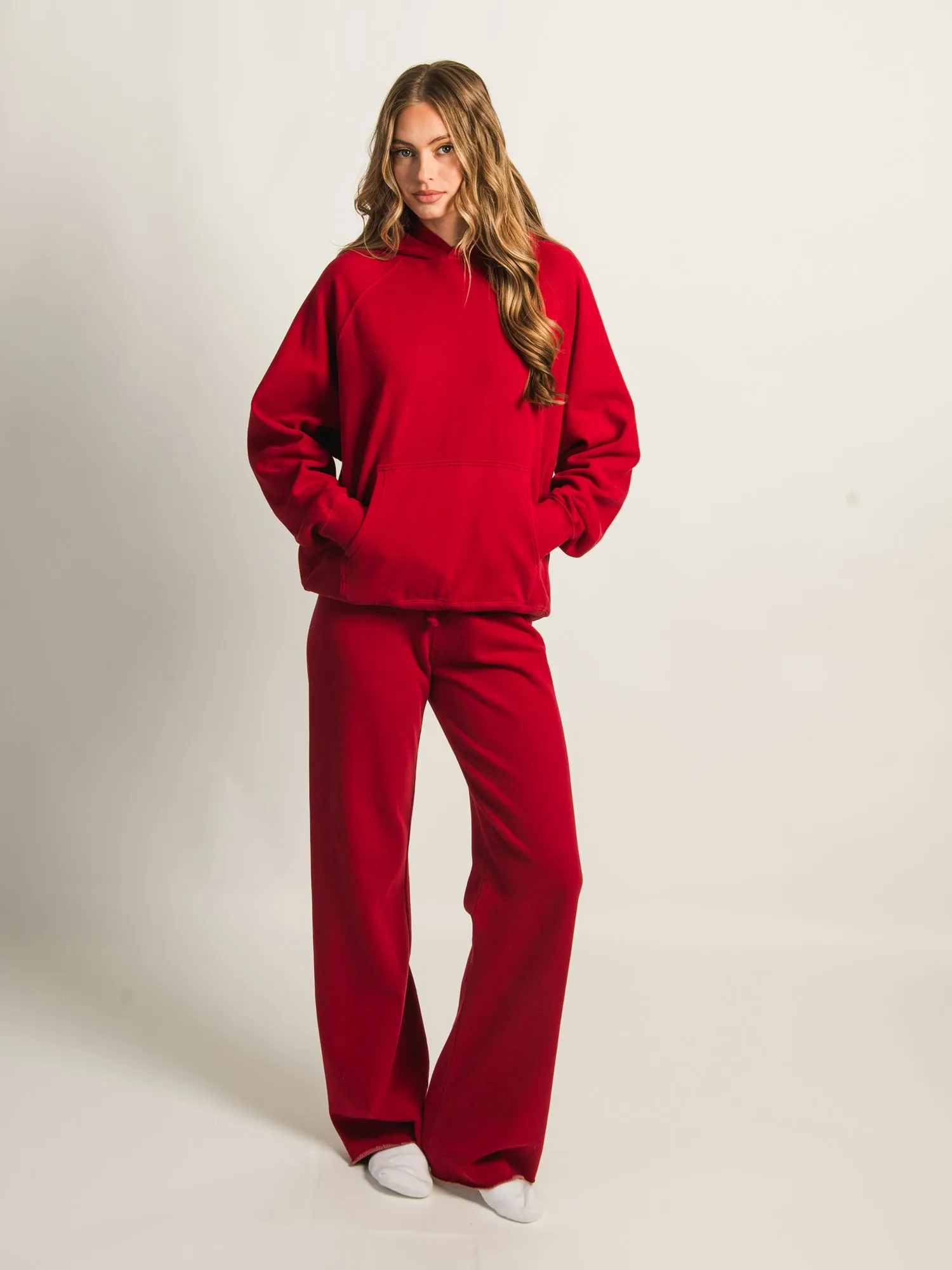 HARLOW CLOUD HOODIE - RUBY sold by Boathouse product image thumbnail 3