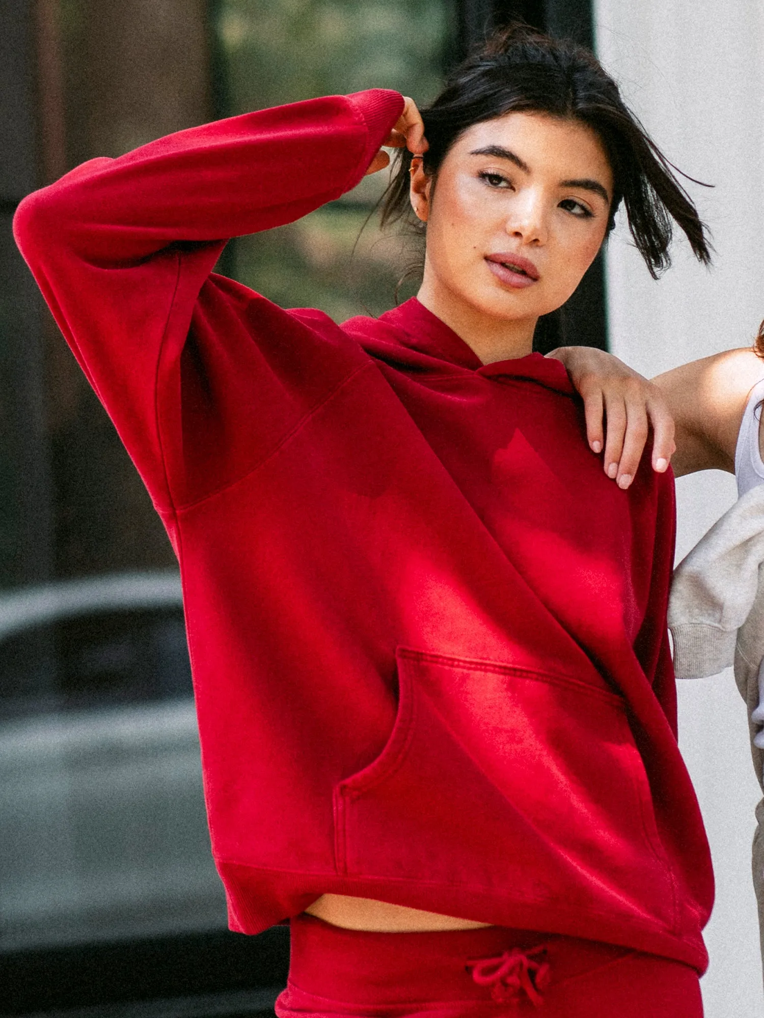 HARLOW CLOUD HOODIE - RUBY sold by Boathouse