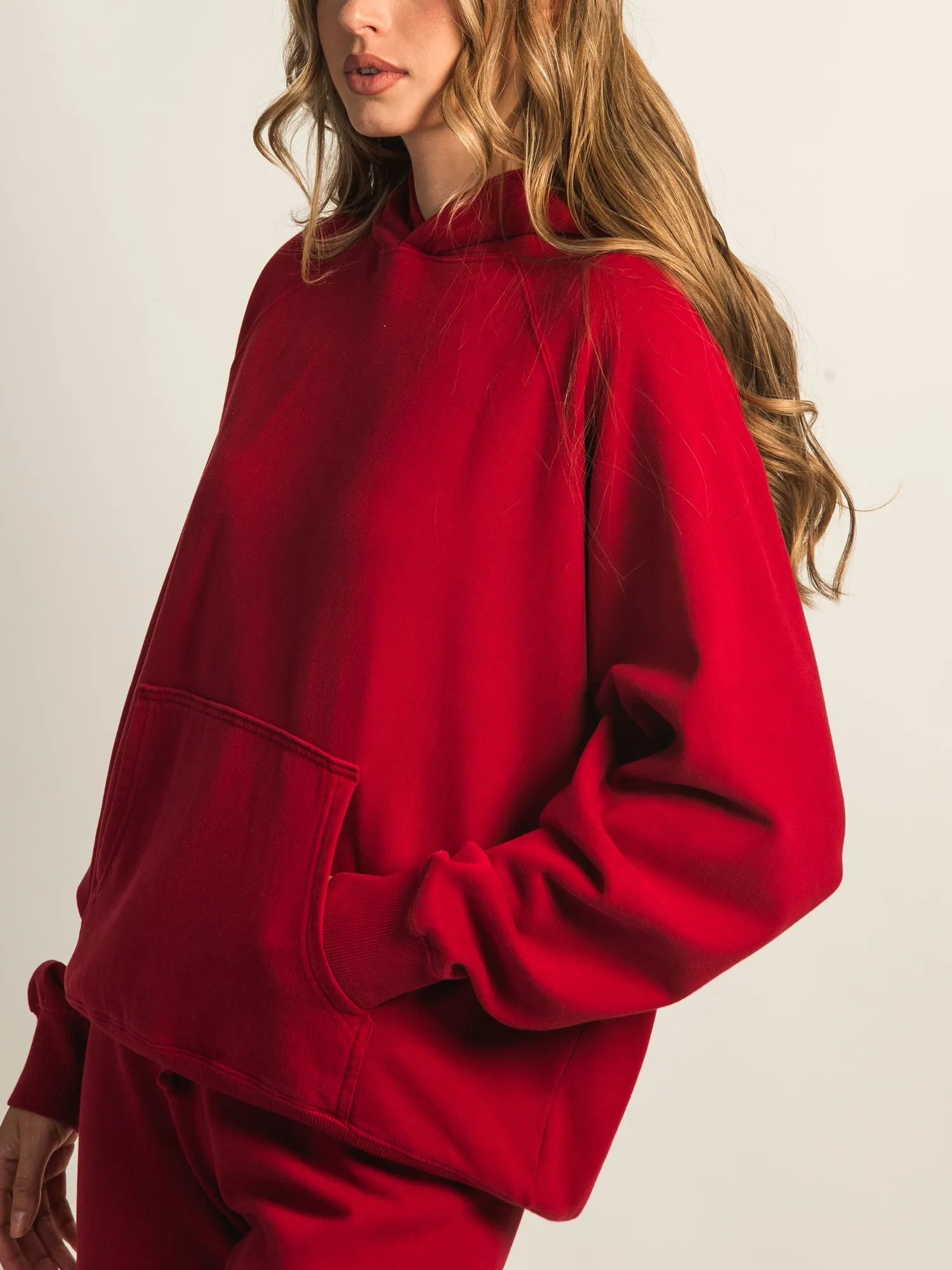 HARLOW CLOUD HOODIE - RUBY sold by Boathouse product image thumbnail 5
