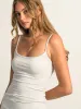 HARLOW GIA MELANGE TANK TOP - CLOUD sold by Boathouse
