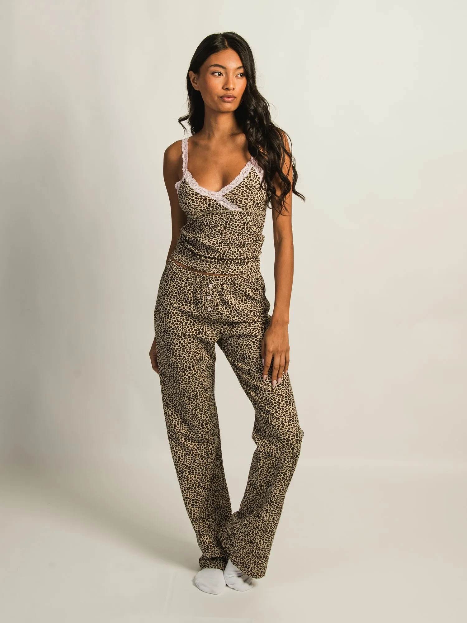 HARLOW PAYTON PRINT JERSEY PANT - LEOPARD sold by Boathouse product image thumbnail 2