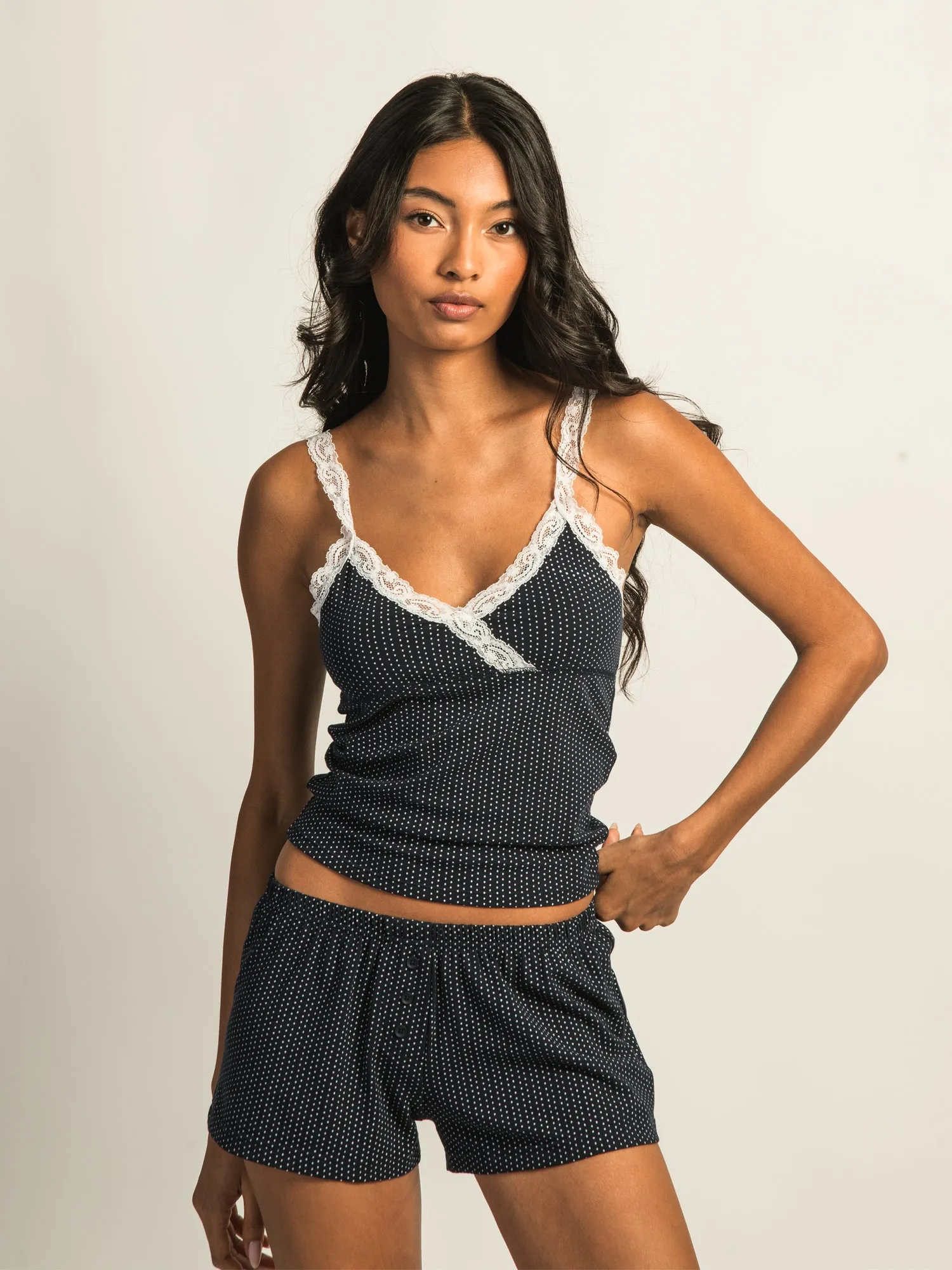 HARLOW LENI PRINT TANK TOP - NAVY sold by Boathouse product image thumbnail 2