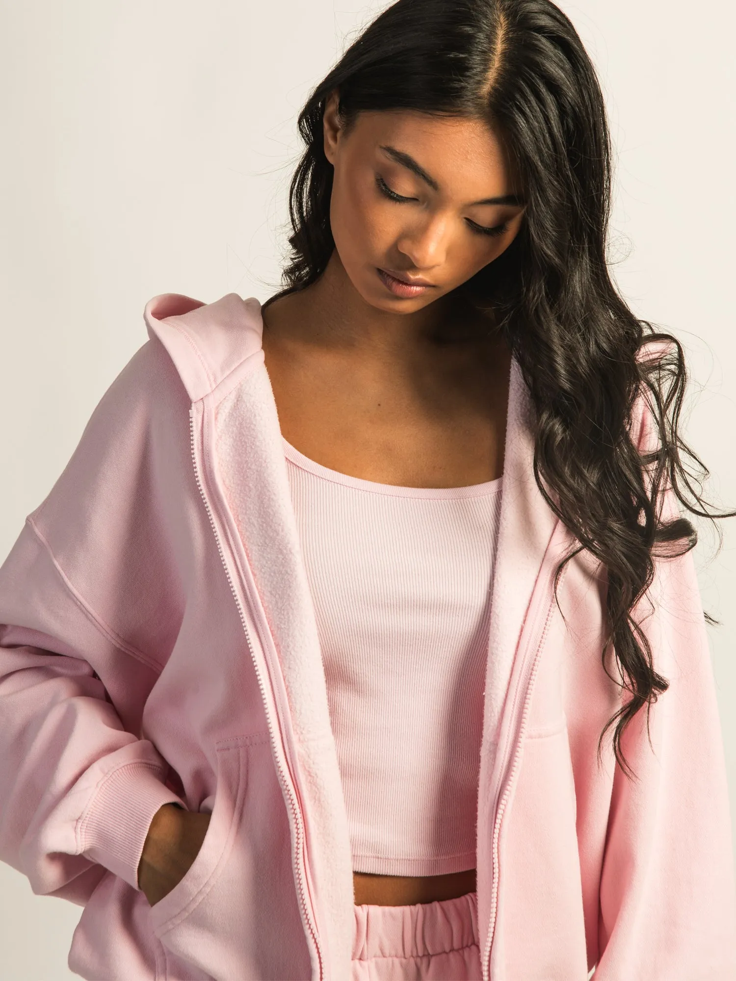 HARLOW CLOUD ZIP UP - CHERRY BLOSSOM sold by Boathouse product image thumbnail 3