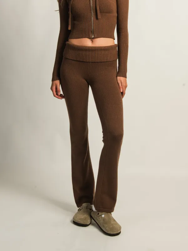 HARLOW BROOKE FLARE PANT - LATTE sold by Boathouse