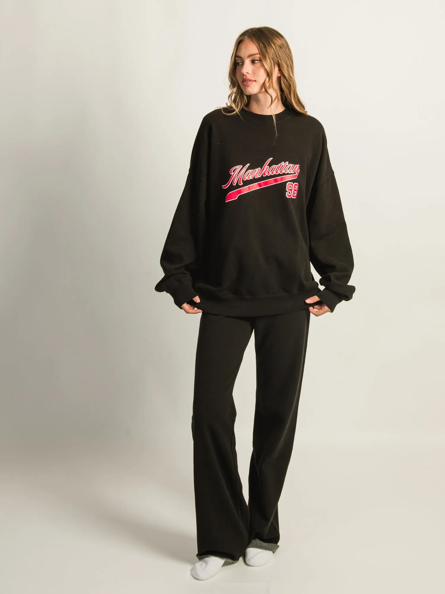 HARLOW MICHELLE CREWNECK - BLACK sold by Boathouse product image thumbnail 2