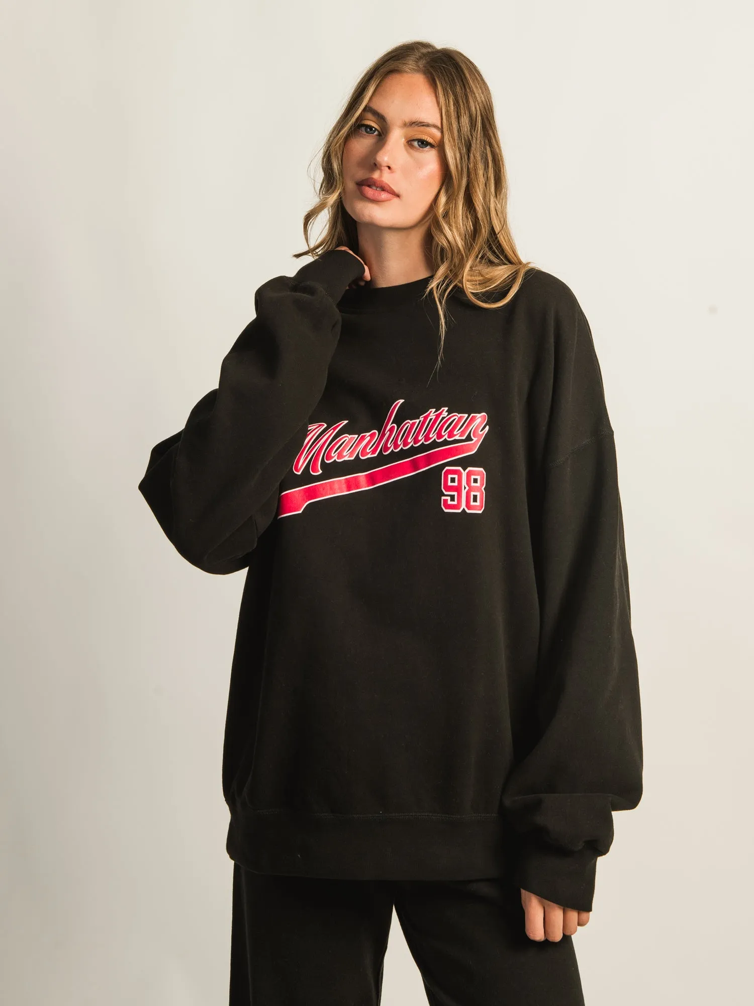 HARLOW MICHELLE CREWNECK - BLACK sold by Boathouse product image thumbnail 3