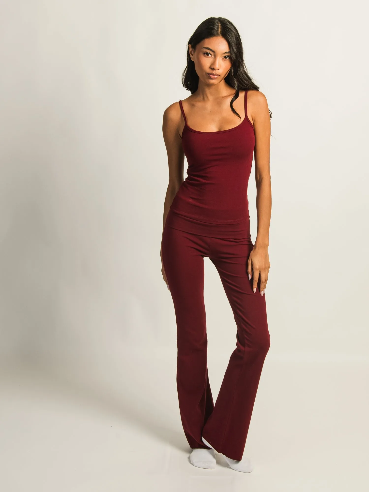 HARLOW GIA TANK TOP - BURGUNDY sold by Boathouse product image thumbnail 2