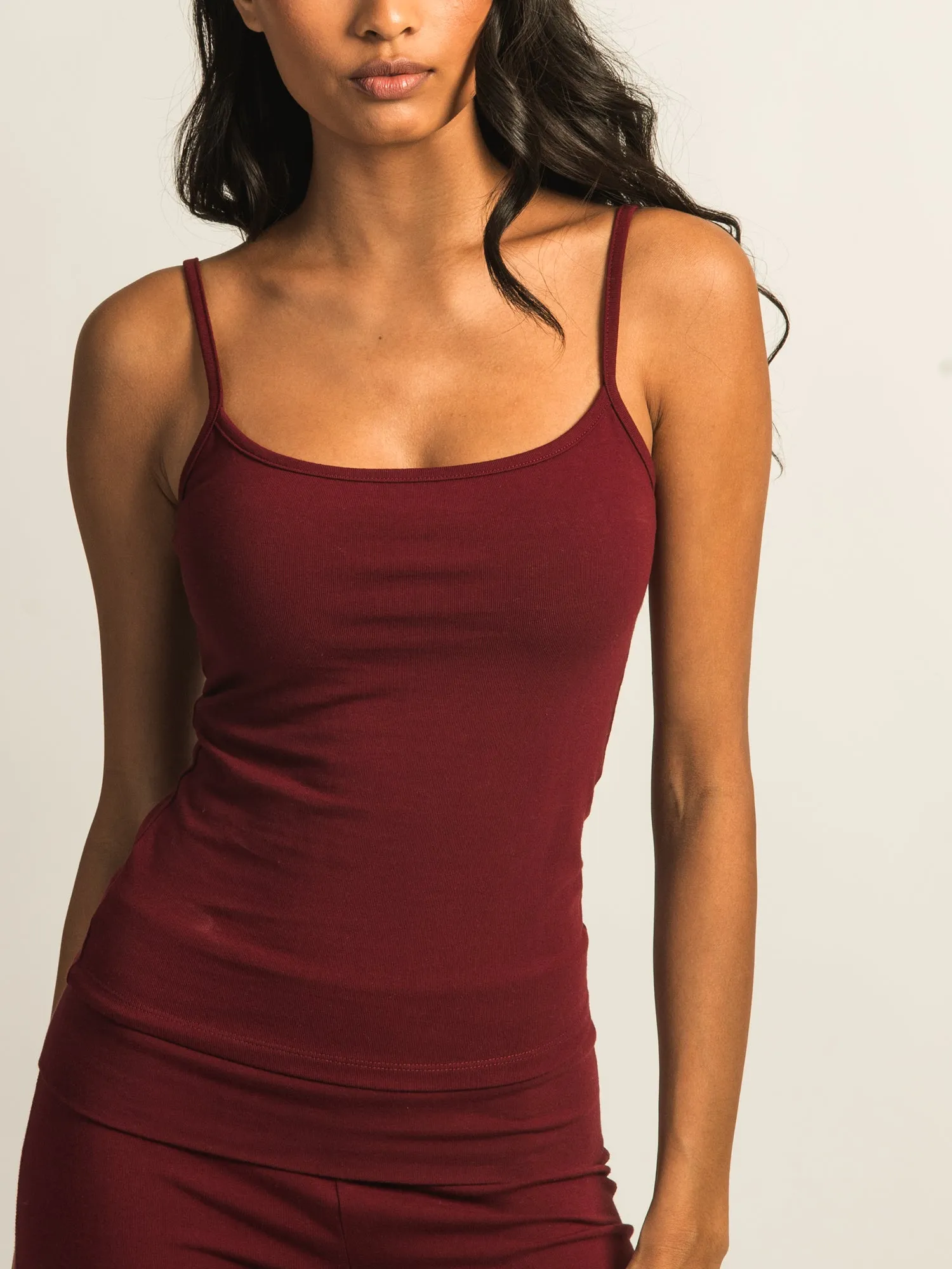 HARLOW GIA TANK TOP - BURGUNDY sold by Boathouse product image thumbnail 3