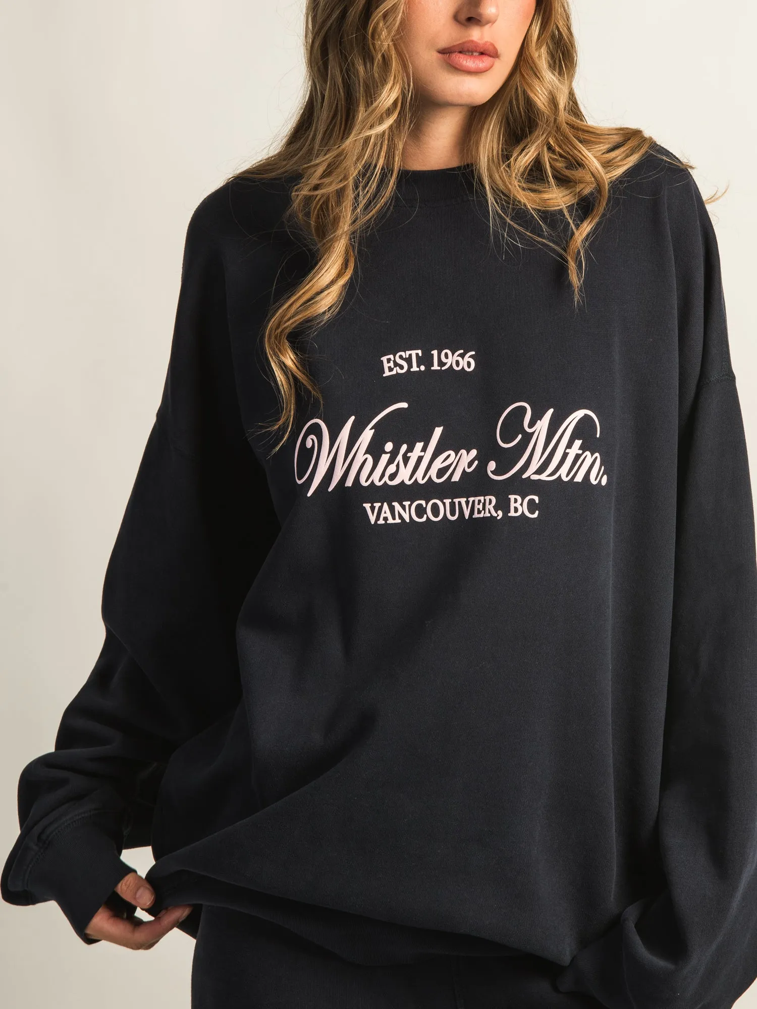 HARLOW MICHELLE CREWNECK - NAVY sold by Boathouse product image thumbnail 2