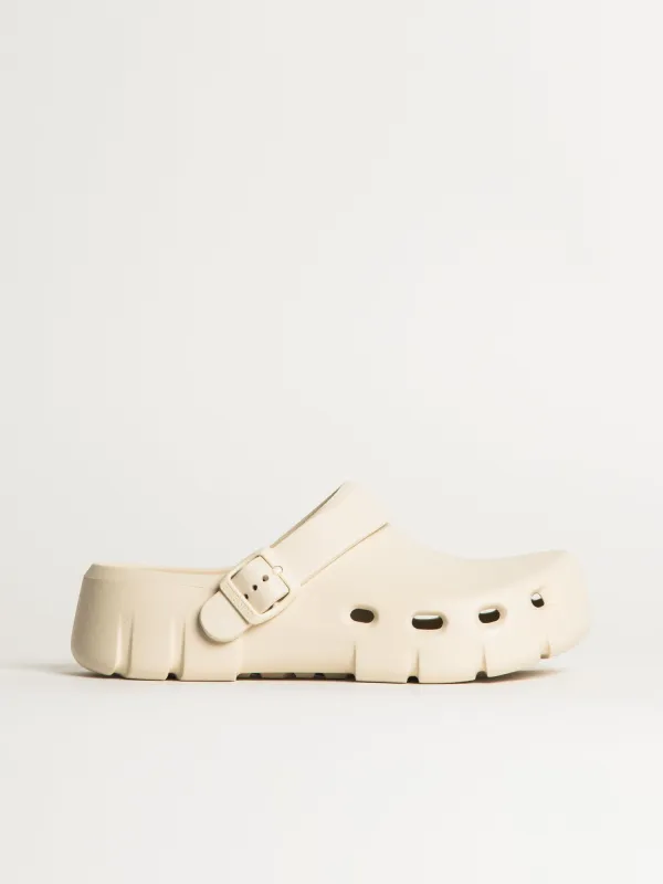 WOMENS BIRKENSTOCK BIRKI FLOW EVA CLOG - EGGSHELL sold by Boathouse