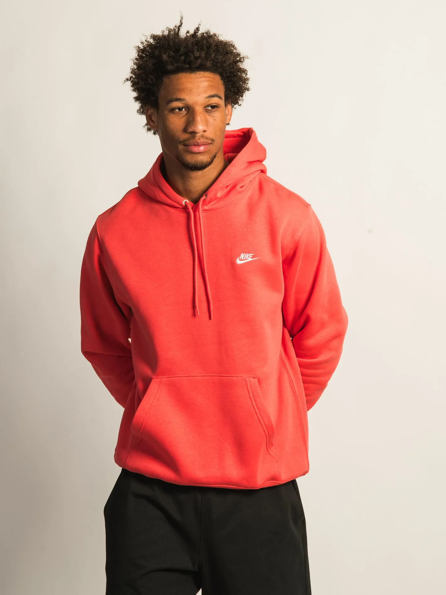 NIKE SPORTSWEAR CLUB PULL OVER HOODIE - MAGIC EMBER sold by Boathouse