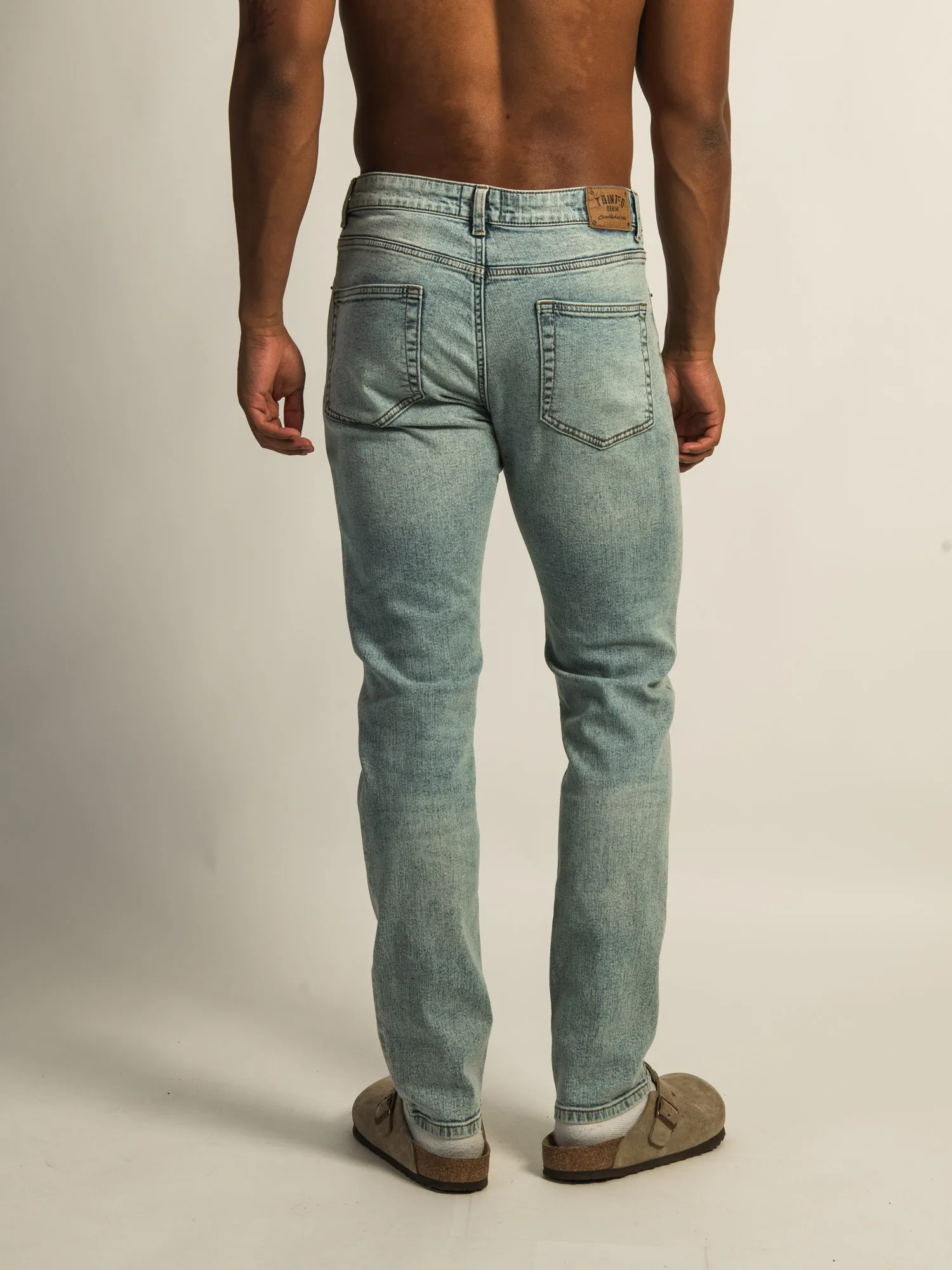 TAINTED ATHLETIC FIT DENIM - LIGHT WASH DENIM sold by Boathouse product image thumbnail 4